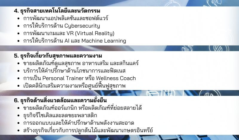 การเริ่มต้นธุรกิจที่เหมาะกับคนรุ่นใหม่
